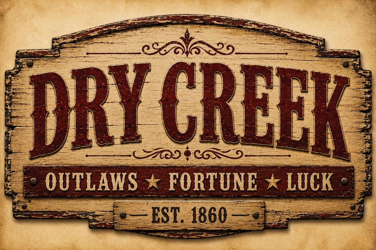 Dry Creek — Outlaws, Fortune, Luck — Established 1860