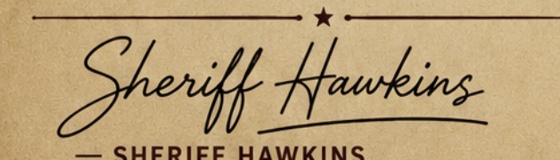 Sheriff Hawkins signature